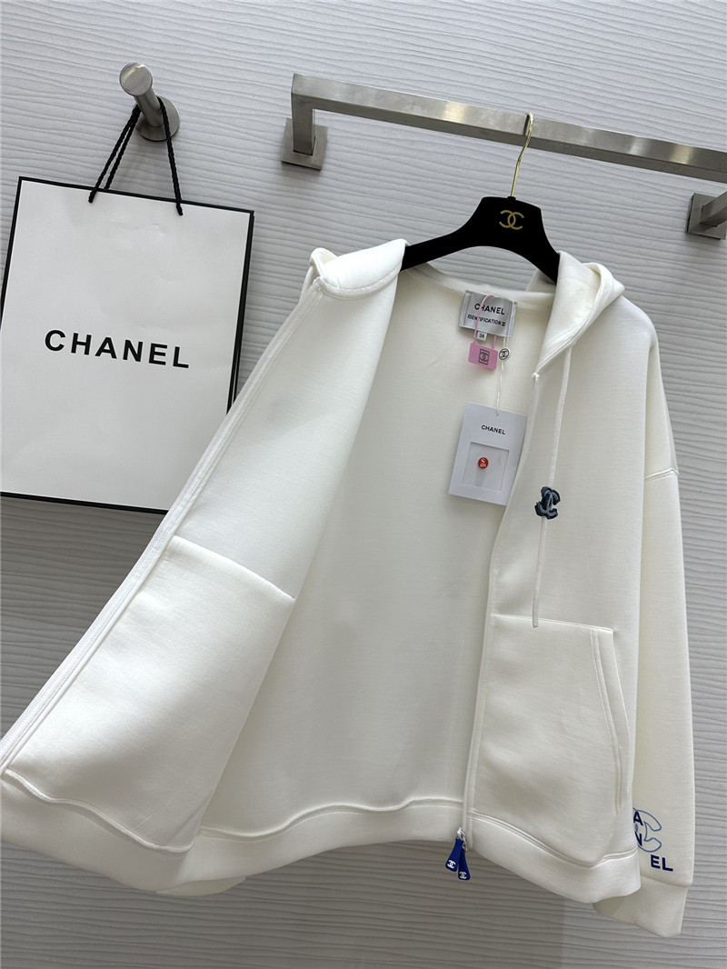Ch**el hooded loose fit coat replica clothing sites