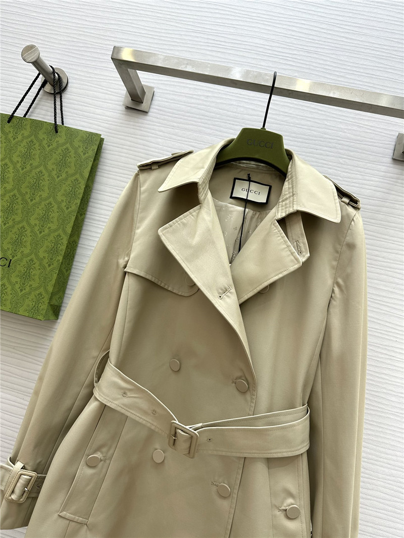 Gvc*1 double breasted trench coat replica clothing sites