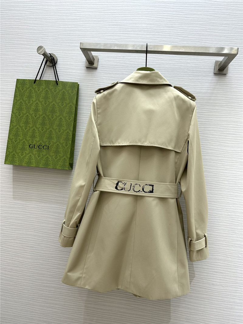 Gvc*1 double breasted trench coat replica clothing sites