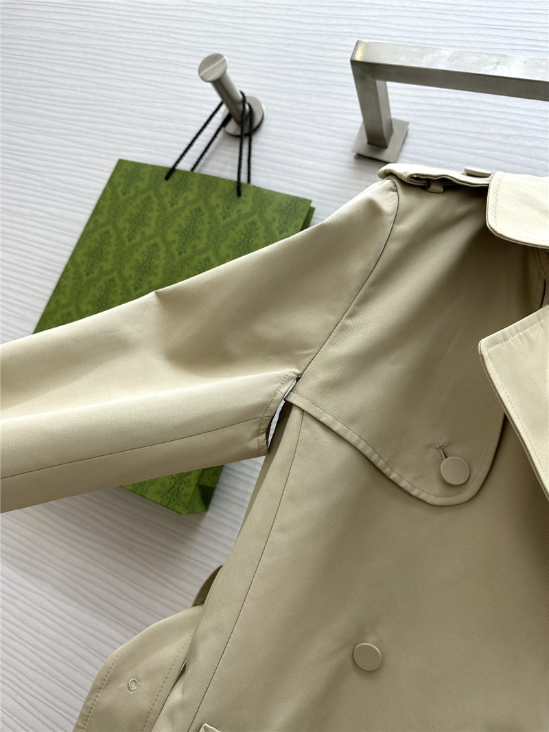 Gvc*1 double breasted trench coat replica clothing sites