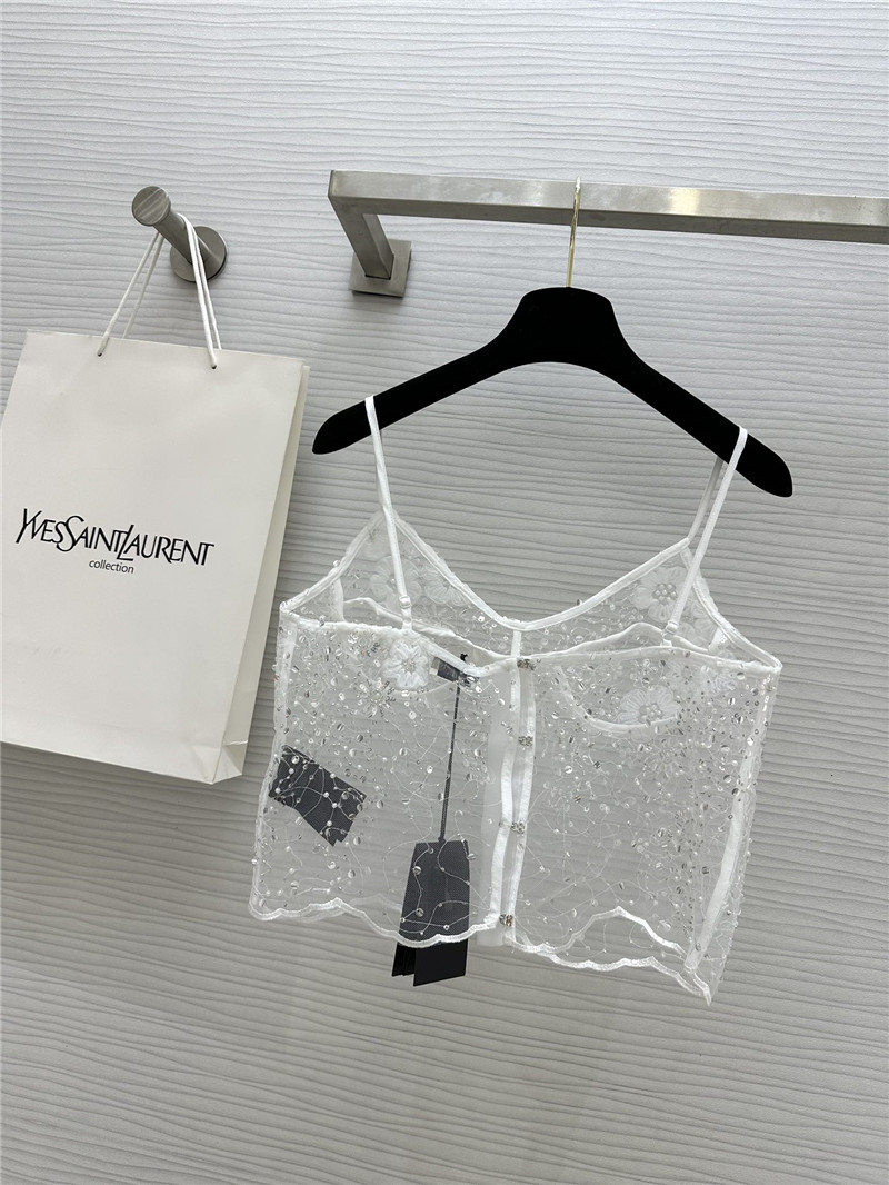 Y51 handmade floral camisole replica clothing