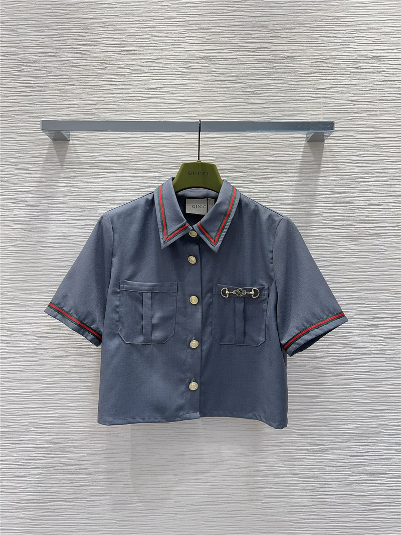 Gvc*1 preppy shirt top + pleated skirt set replica clothes