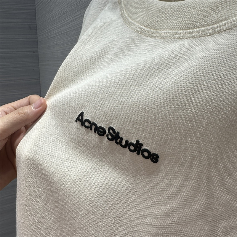 acne studios foam monogram T-shirt replica clothing sites