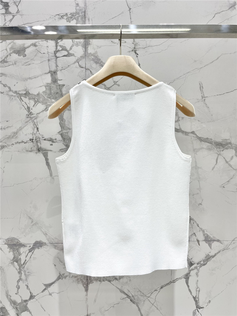 M1um1u knitted vest replica designer clothes