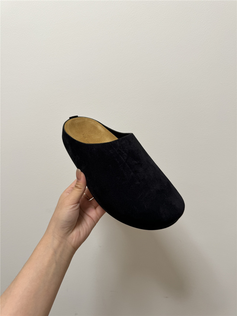 The R0w hugo suede mules black