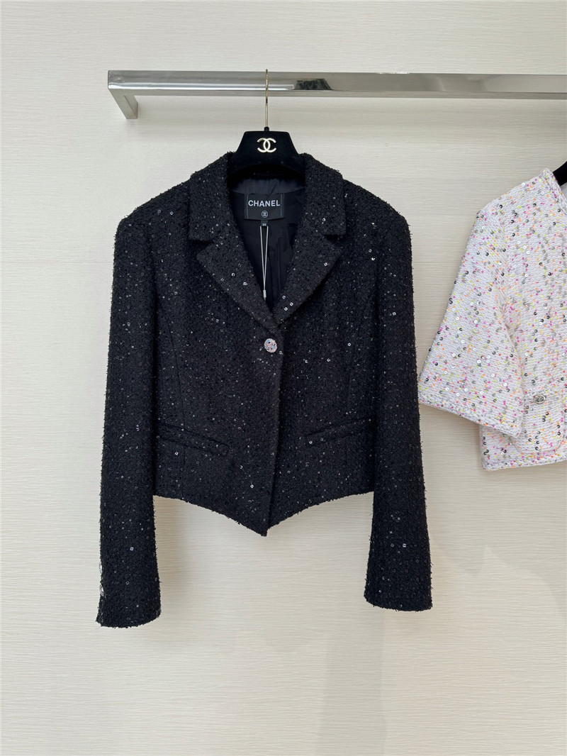 Ch**el woven blazer replica designer clothes