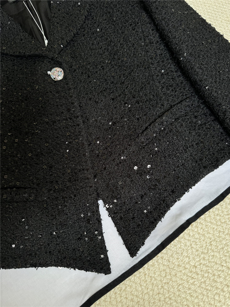 Ch**el woven blazer replica designer clothes