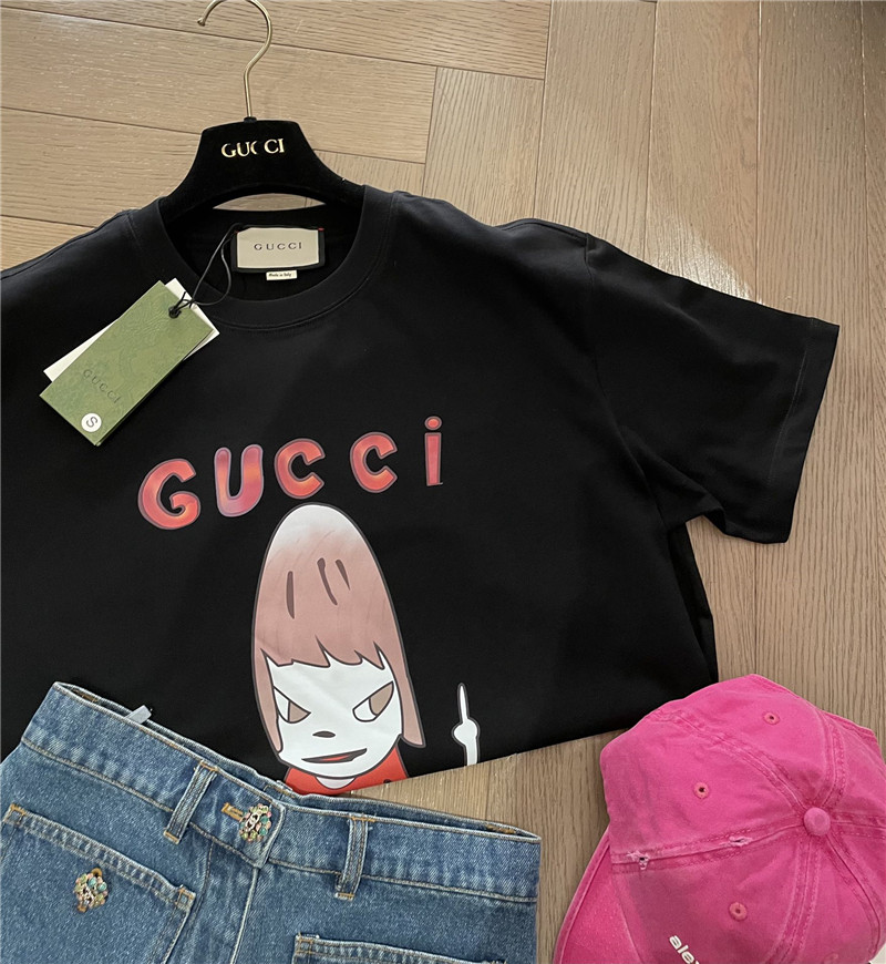 Gvc*1 funny little girl short sleeve replica designer clothing websites