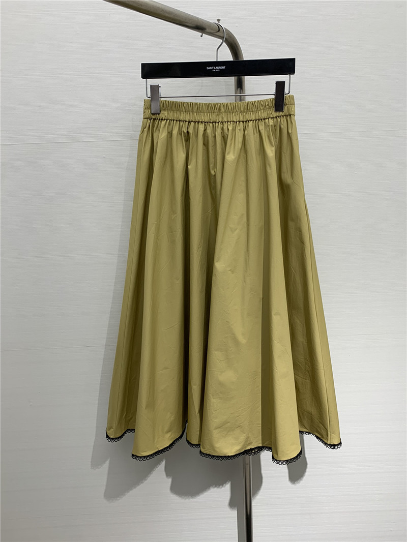 Va1e*ntin0 solid color long skirt replica designer clothing websites