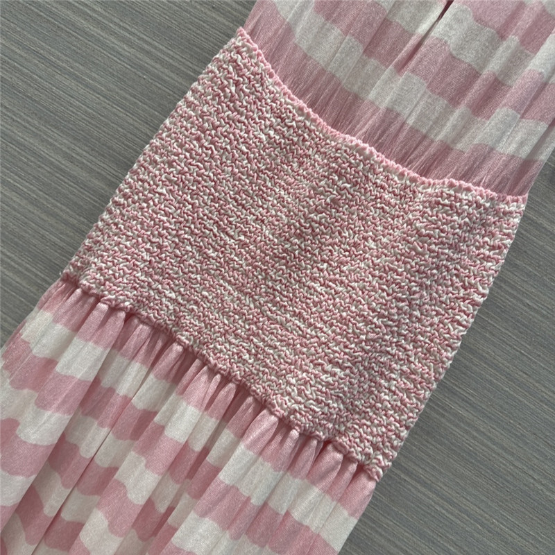 Ch**el striped knitted long skirt replica designer clothes