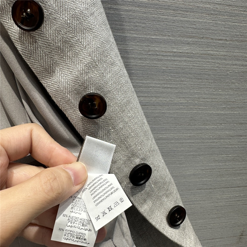 BC herringbone cotton and linen suit vest replica clothes