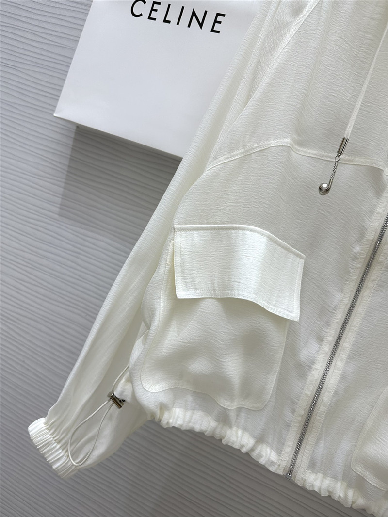 Ce1i*e tencel hooded jacket + shorts set replica clothing sites