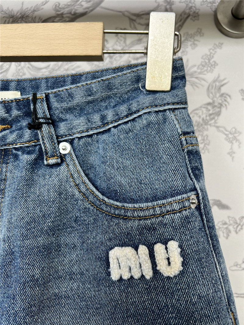 M1um1u new denim shorts cheap replica designer clothes