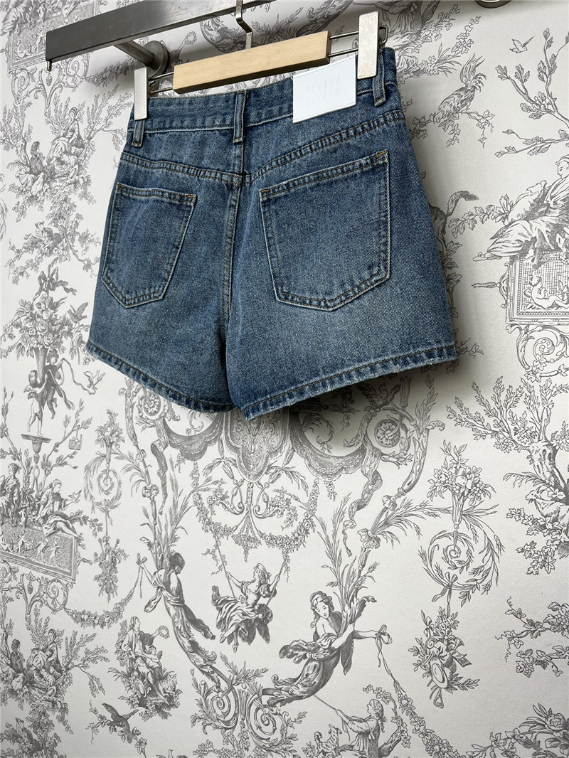 M1um1u new denim shorts cheap replica designer clothes