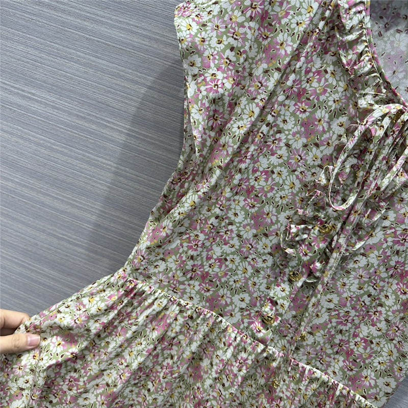 Ce1i*e retro french elegant silk dress replica designer clothes