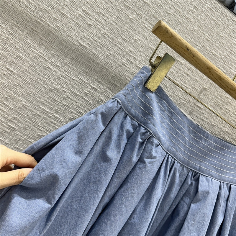 Chloé small fresh blue skirt replica d&g clothing