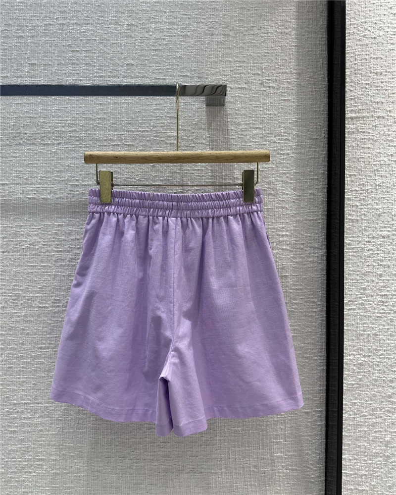 L0r0 P1ana linen casual shorts suit cheap replica designer clothes