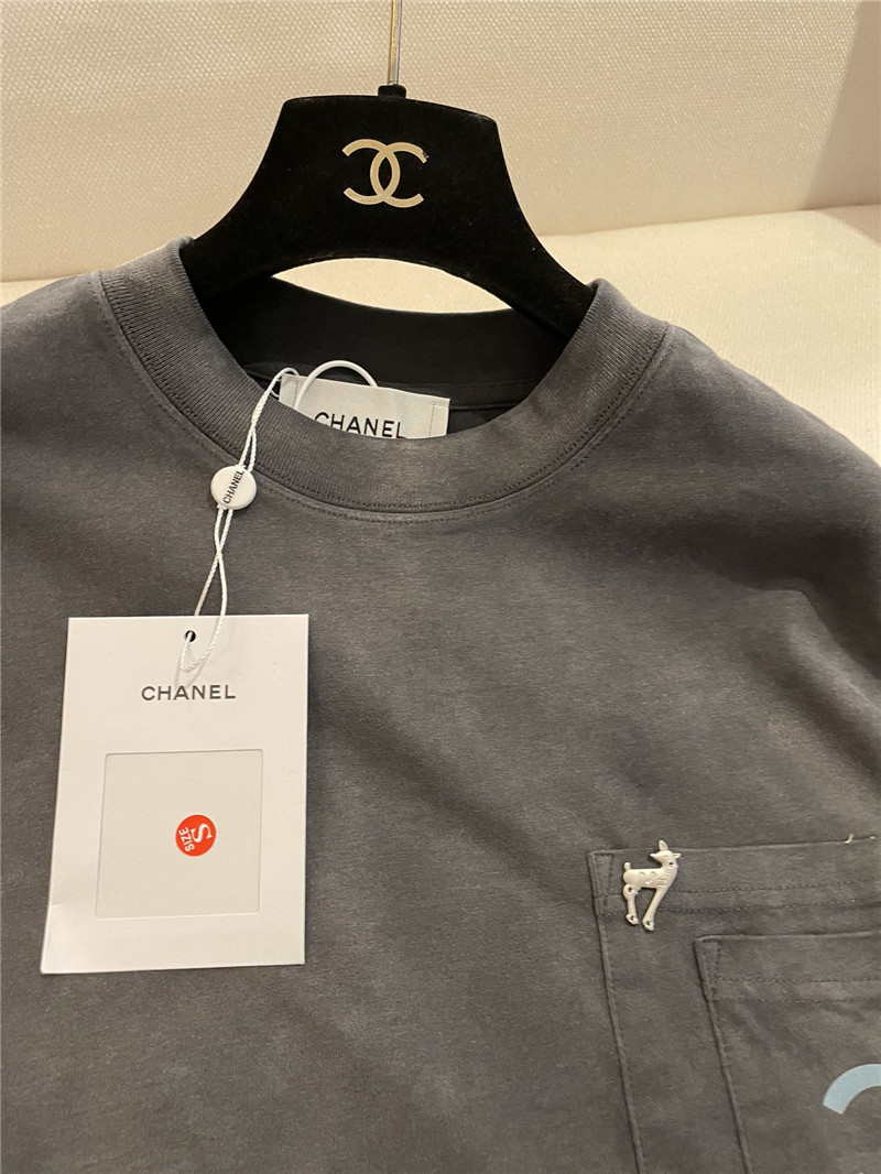 Ch**el new style fried color short sleeve replicas clothes