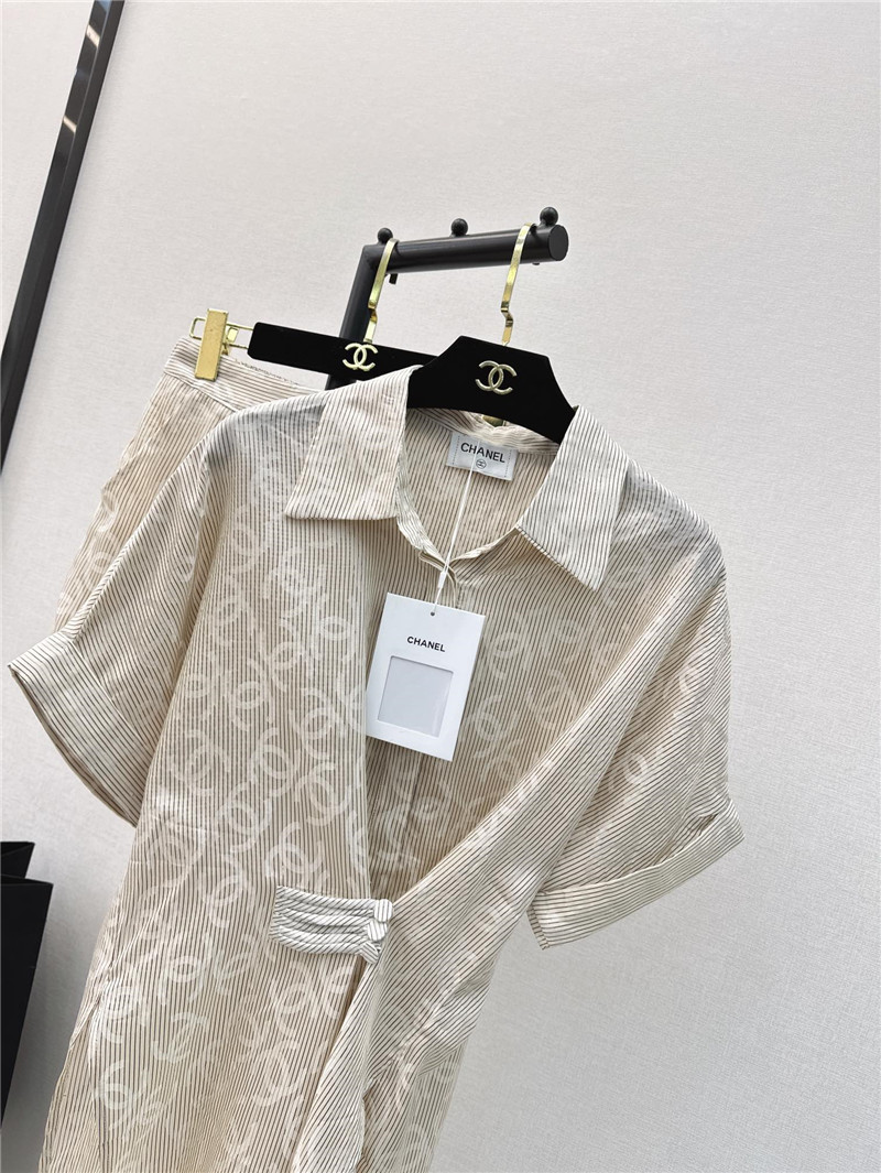 Ch**el logo print suit replica designer clothes