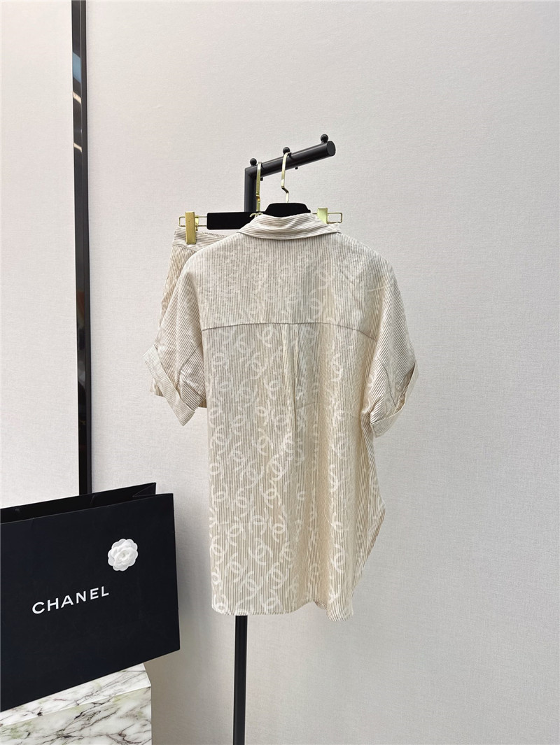 Ch**el logo print suit replica designer clothes