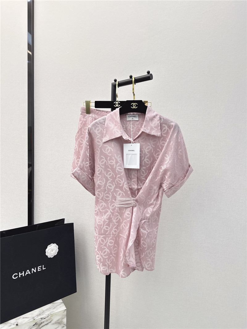Ch**el logo print suit replica designer clothes