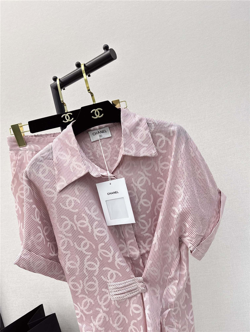 Ch**el logo print suit replica designer clothes