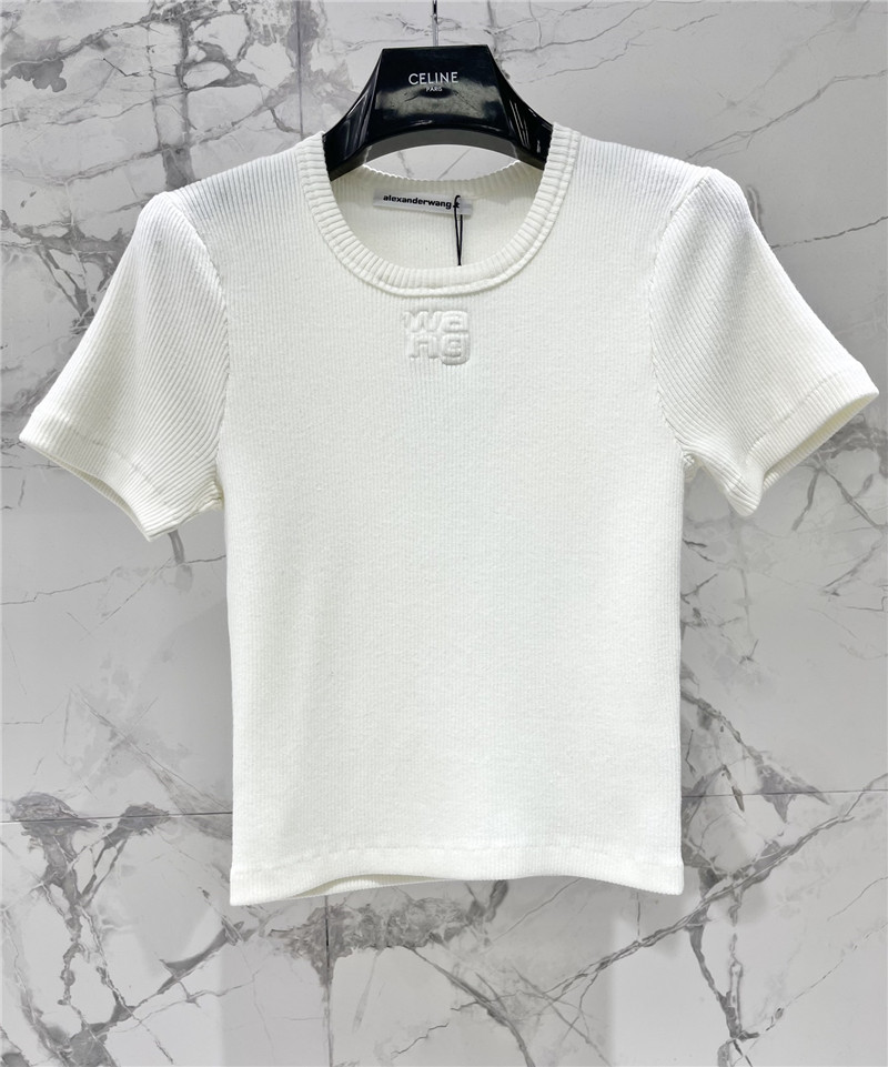 A1exa*der wang round neck short sleeve replica clothes