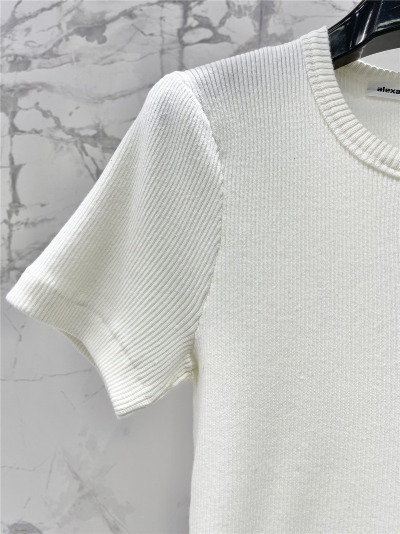 A1exa*der wang round neck short sleeve replica clothes