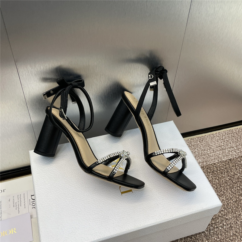 D10r sunset heeled sandals black
