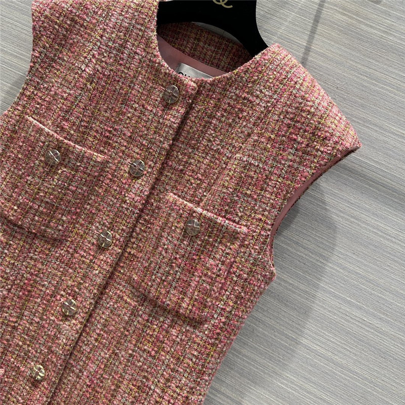 Ch**el woven tweed dress replica d&g clothing