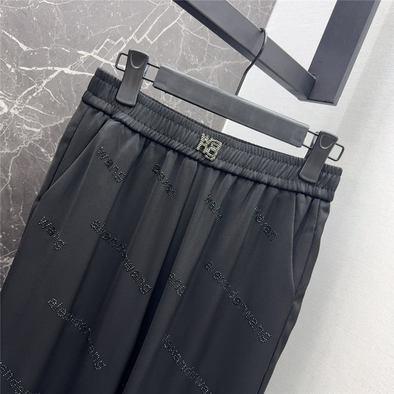 a1exa*der wang D1am0nd-embellished straight-leg pants