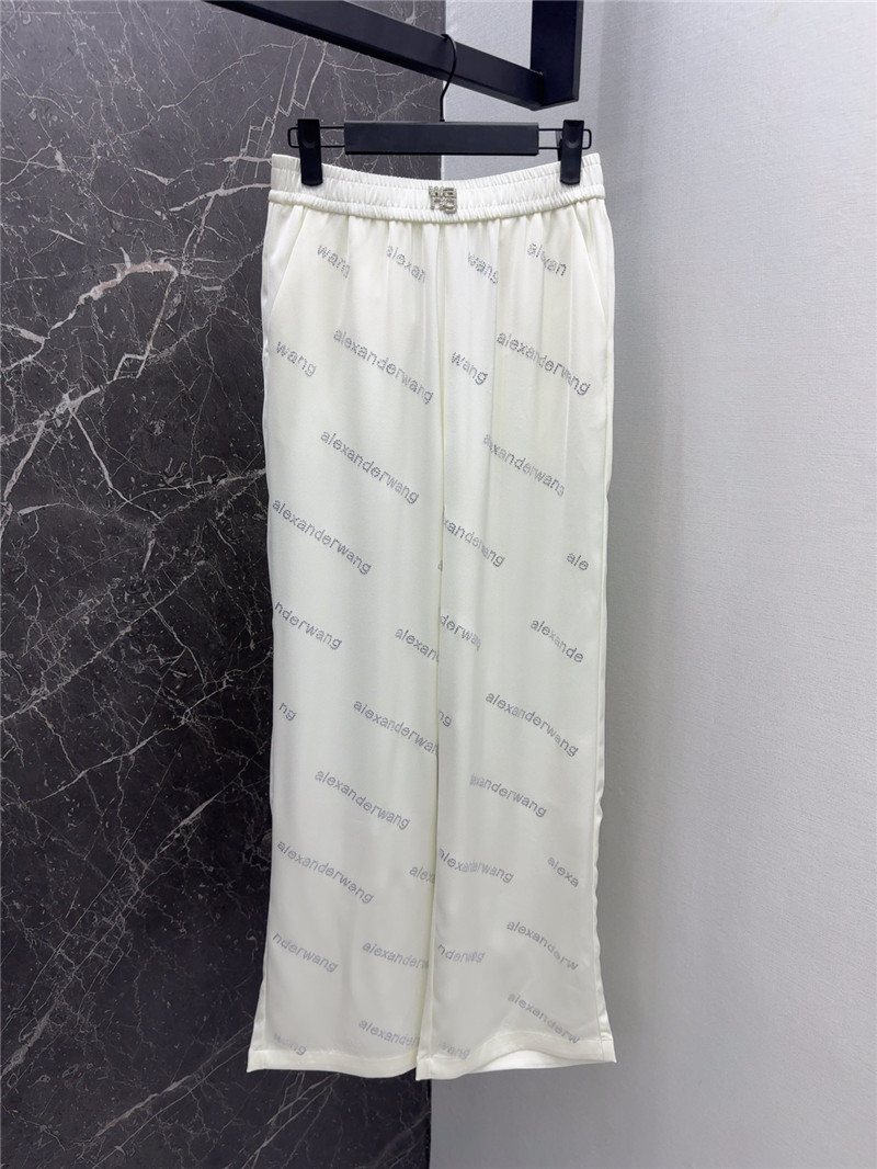 a1exa*der wang D1am0nd-embellished straight-leg pants