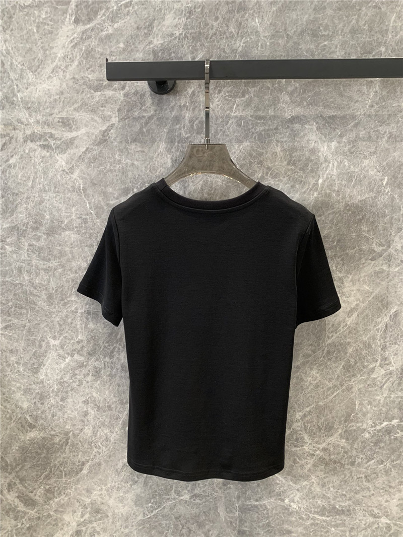 Ce1i*e round neck short sleeve t-shirt replica designer clothes