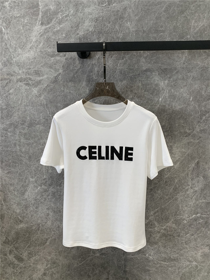 Ce1i*e round neck short sleeve t-shirt replica designer clothes