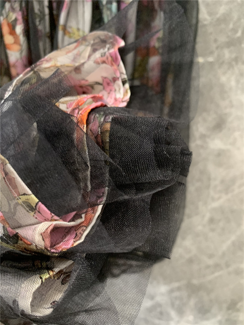 D10r double layer mesh skirt replica d&g clothing