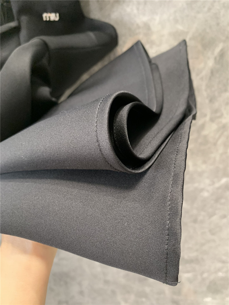 M1um1u black bow a-line vest dress replica clothes