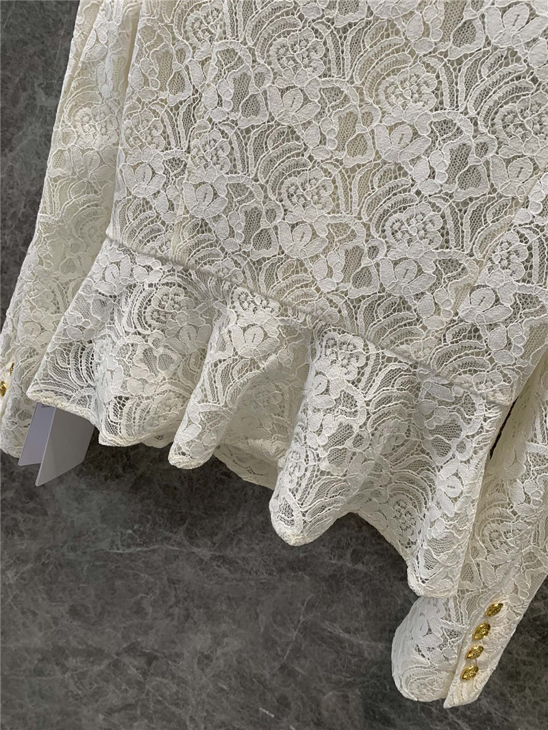 Ce1i*e thin lace waist mini jacket replica d&g clothing