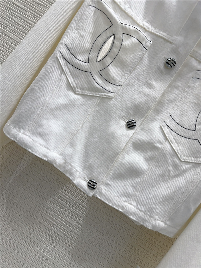Ch**el denim jacket replica d&g clothing