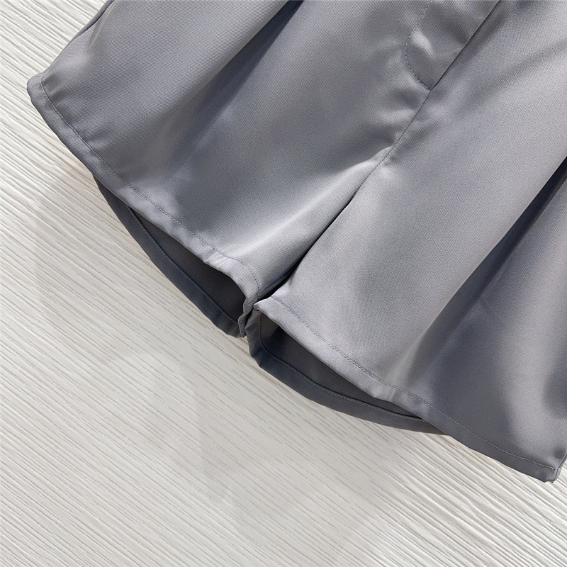 Gvc*1 lapel top + shorts set replica clothes