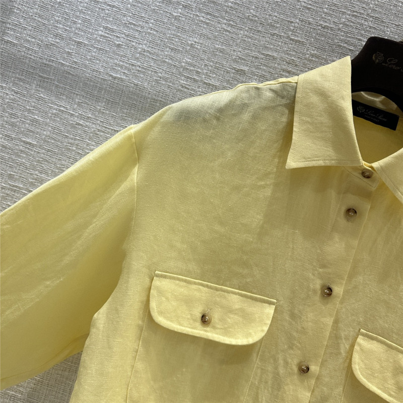L0r0 P1ana linen shirt replica designer clothing websites