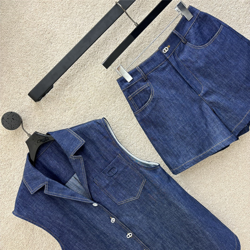 H**me5 enzyme washed denim suit replica designer clothes