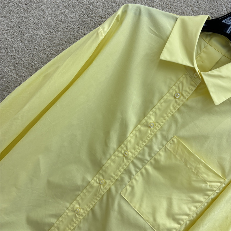 F**di long-sleeved shirt + high-waist casual pants replica clothes