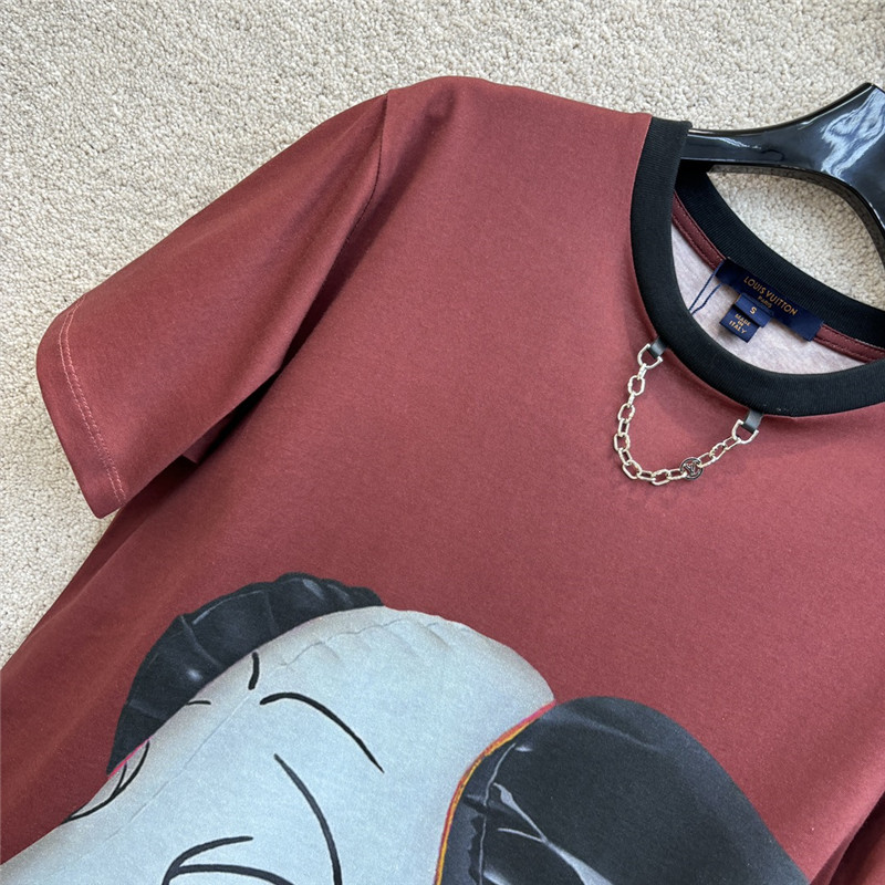 l0vis Vvtt0n lv round neck short sleeve t-shirt replica clothes