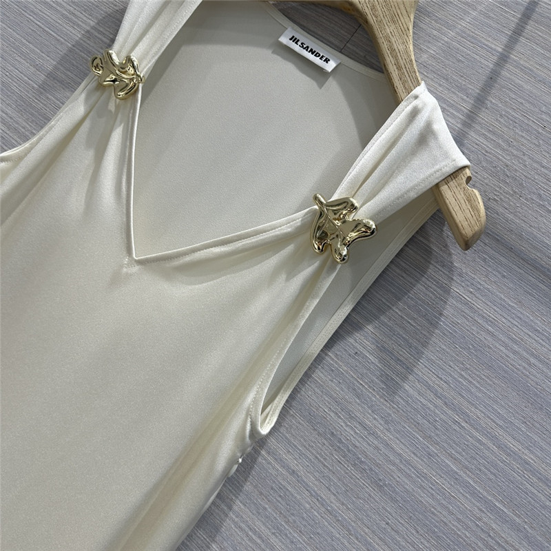 jil sander acetate vest dress replica clothing