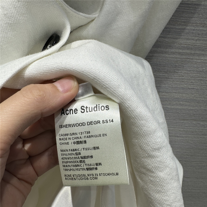 acne studios irregular hem design tube top suspender