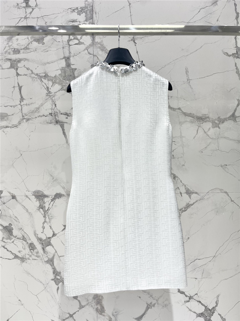 Balmain waist sleeveless dress replica d&g clothing