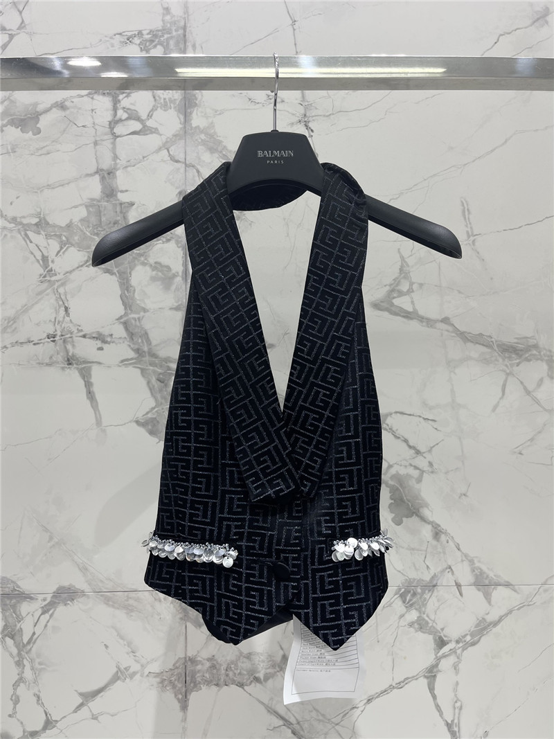 Balmain new vest replica clothes