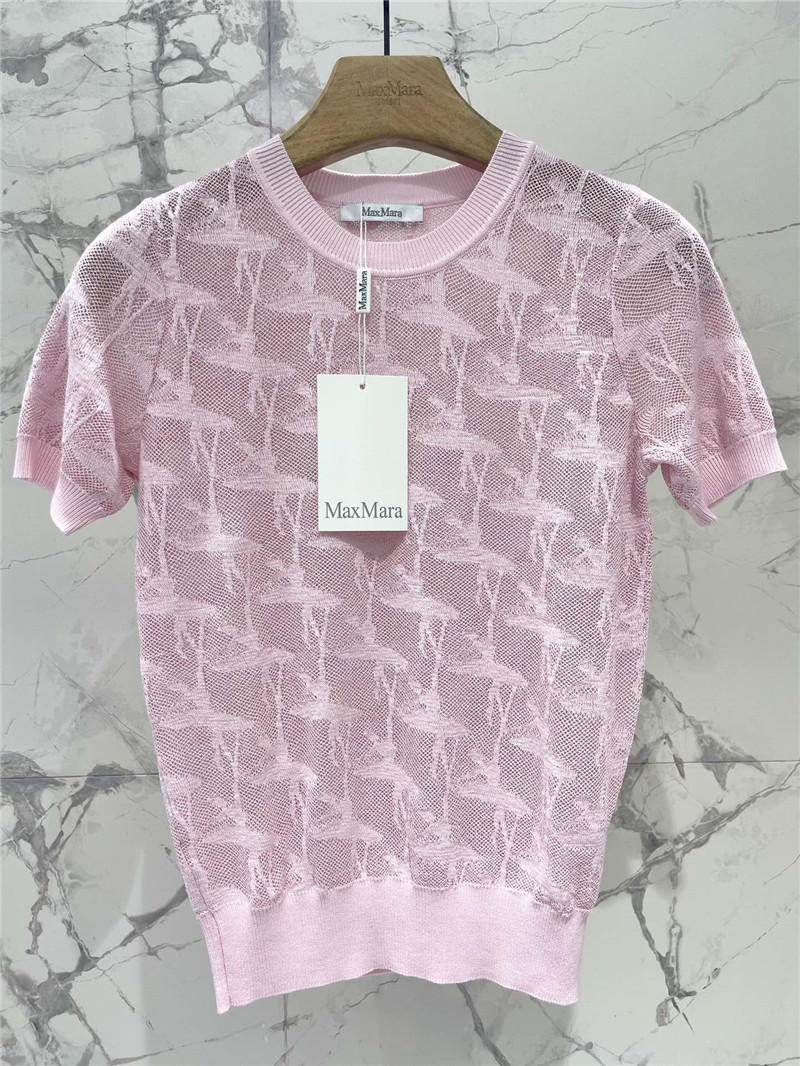 Vanitoo round neck knitted short sleeve replica clothing