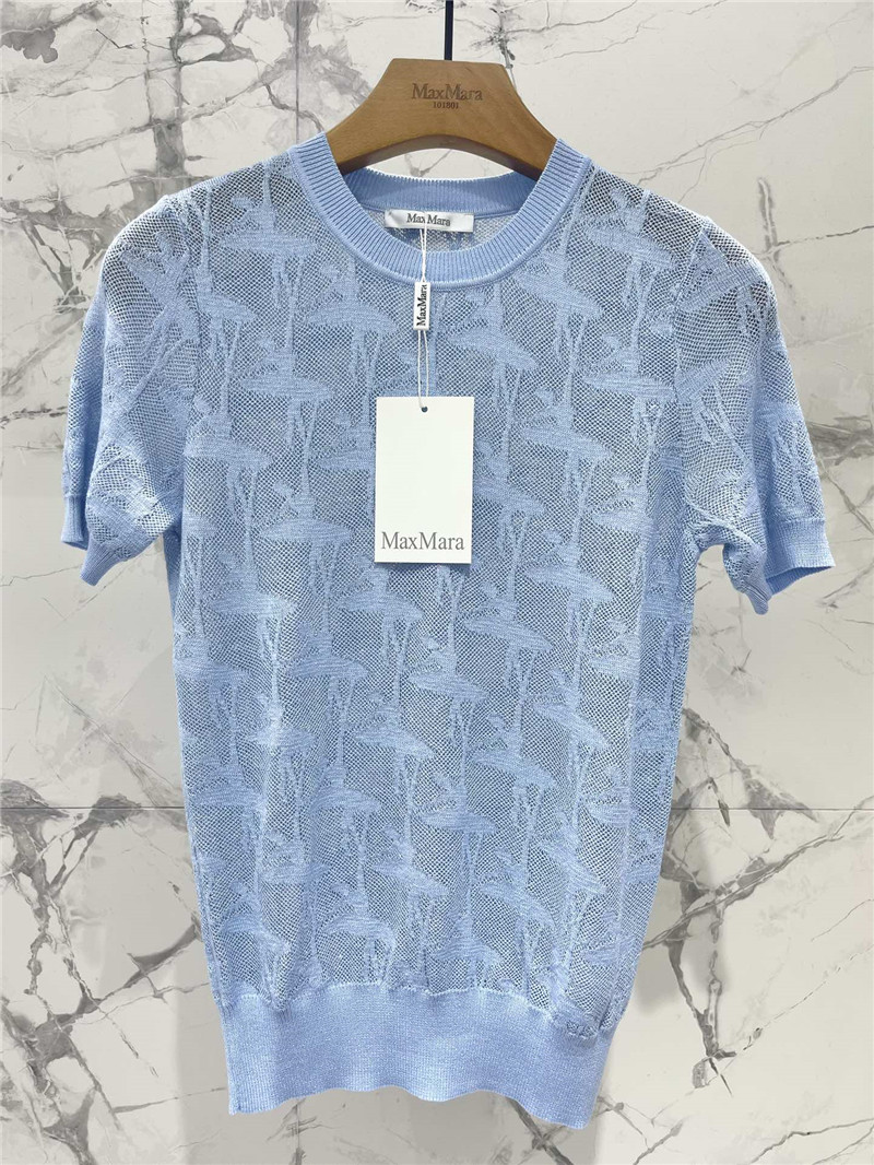 Vanitoo round neck knitted short sleeve replica clothing