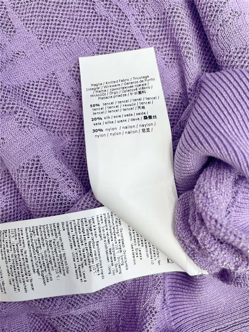 Vanitoo round neck knitted short sleeve replica clothing